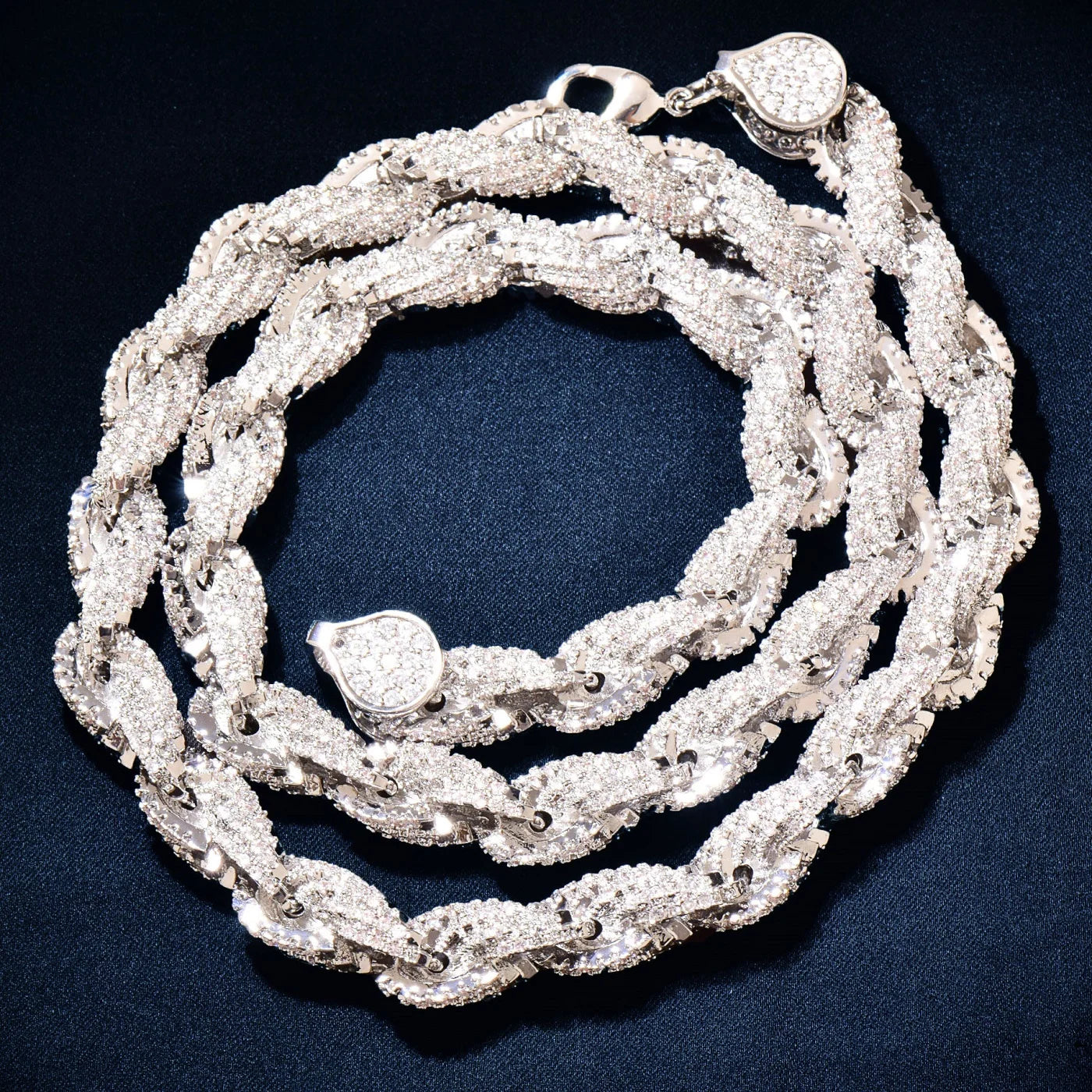 Iced Rope Chain Necklace