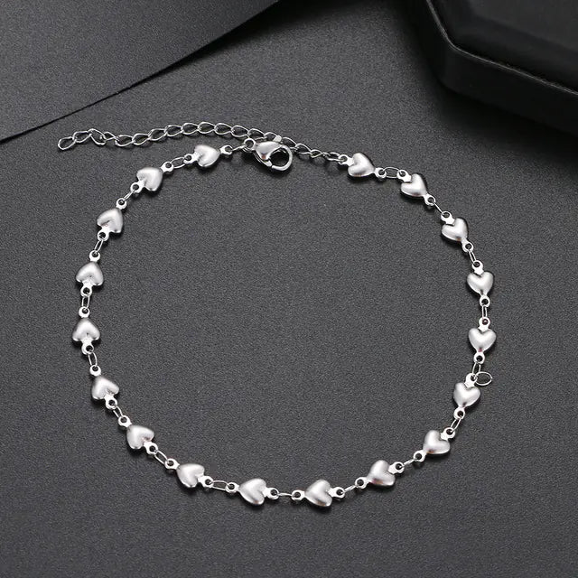 Heart Chain Anklet