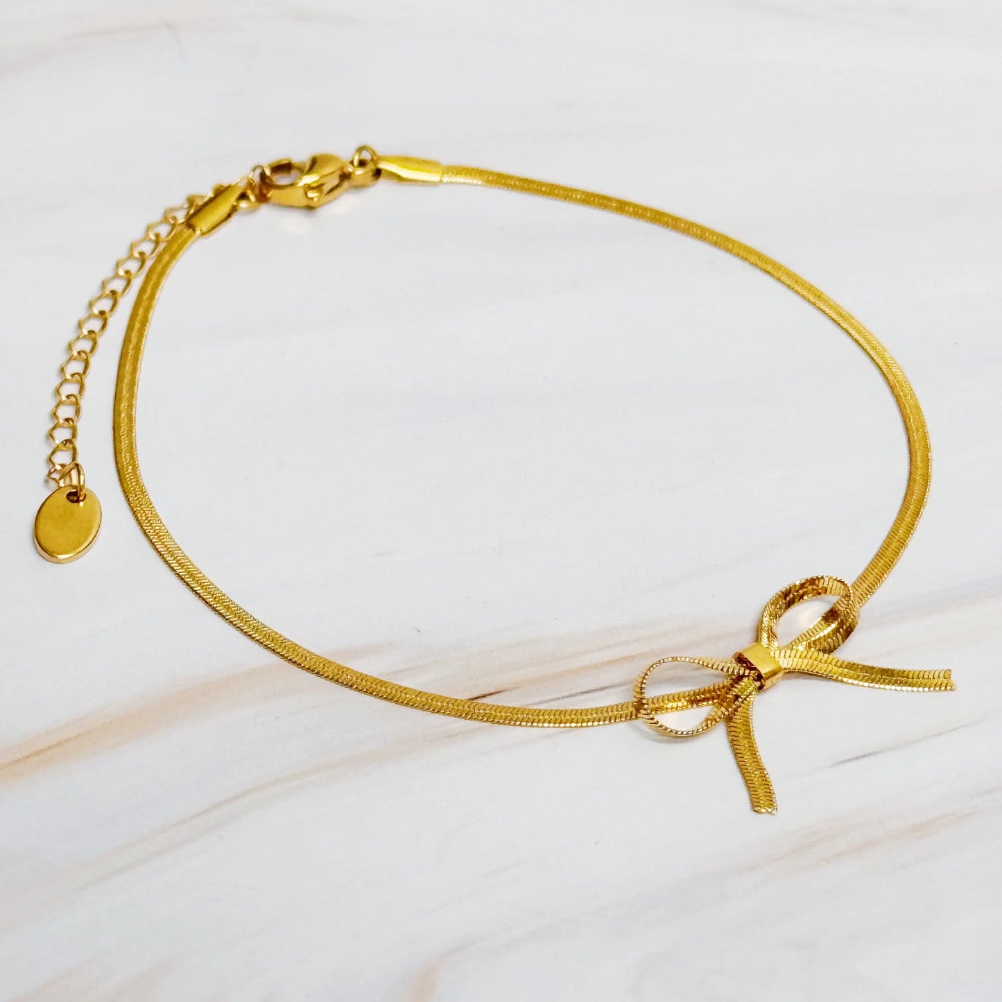 Chain Bow Anklet