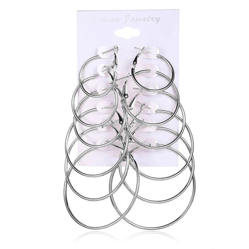 Hoop Earrings Set