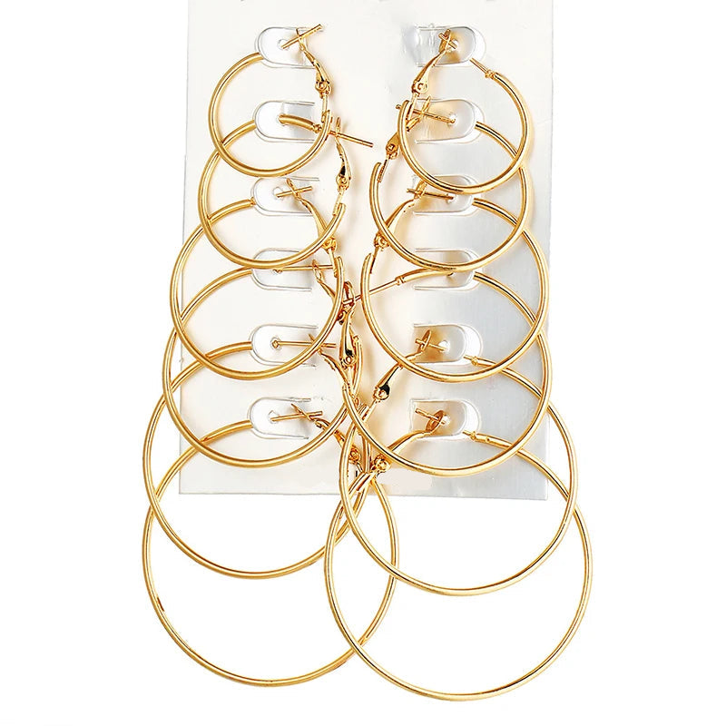 Hoop Earrings Set