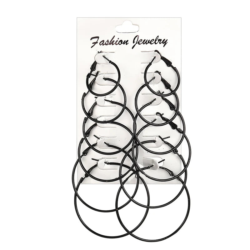 Hoop Earrings Set