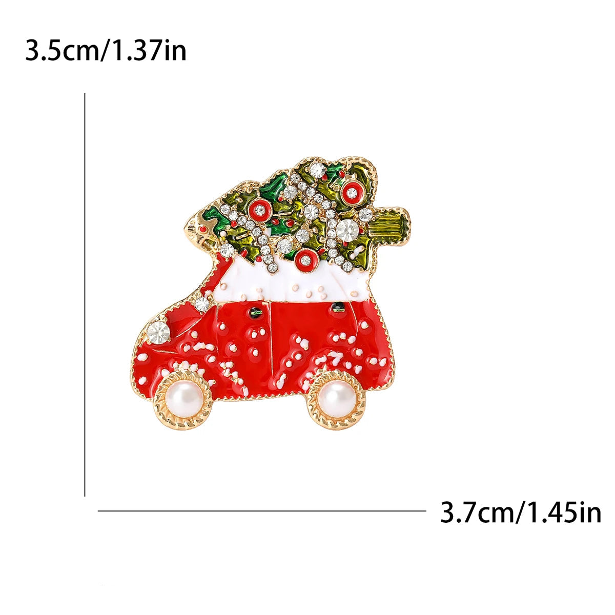Christmas Sleigh Brooches