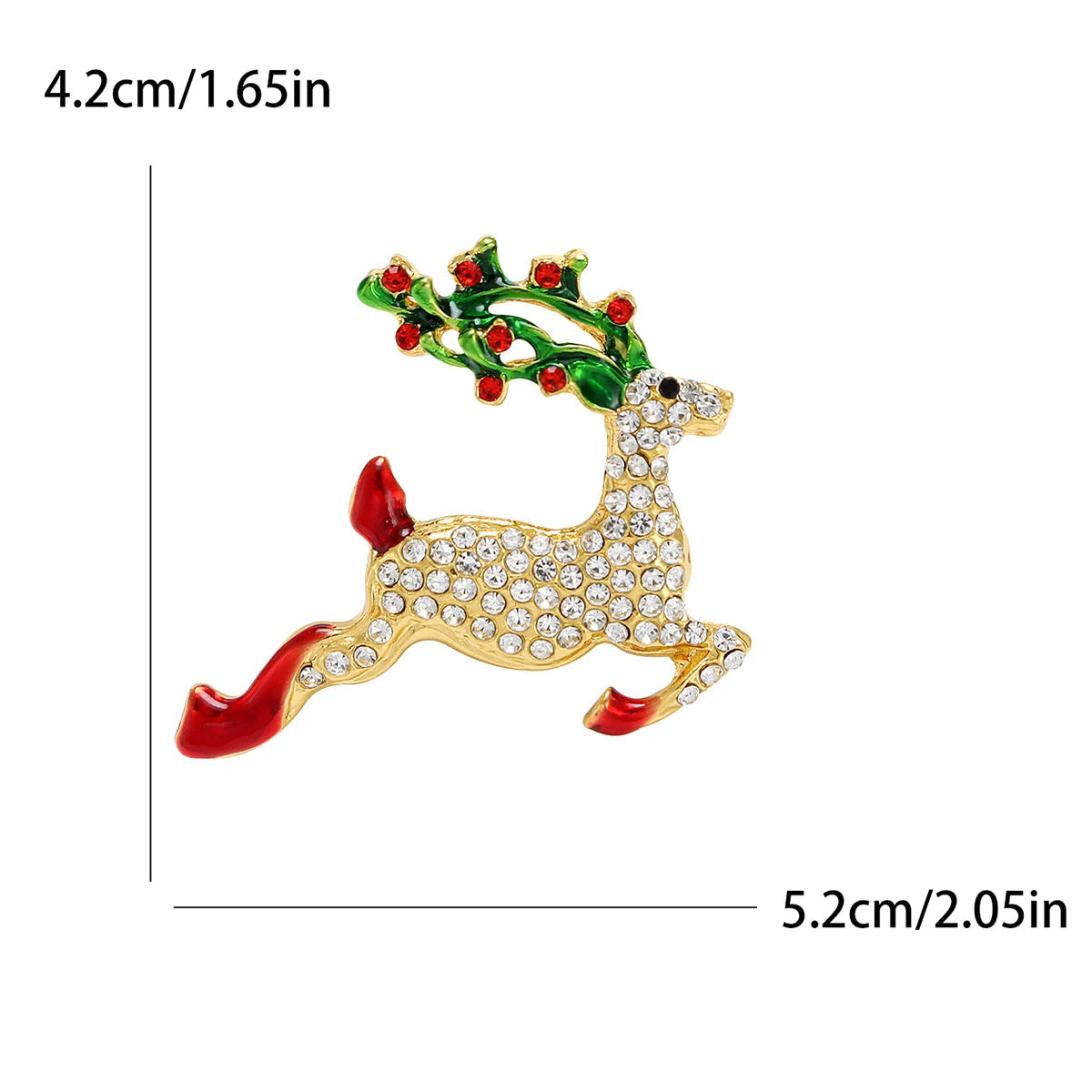 Christmas Sleigh Brooches