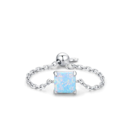 Chic Adjustable Silver Ring