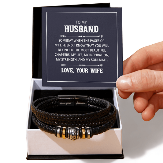Love You Forever Bracelet - For Husband From Wife