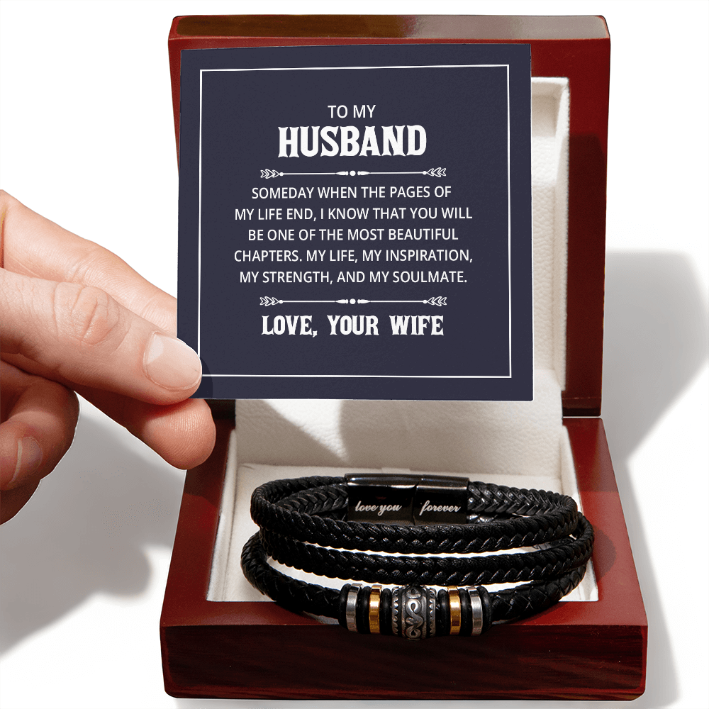 Love You Forever Bracelet - For Husband From Wife