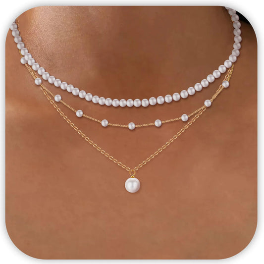 Layered Pearl Necklace